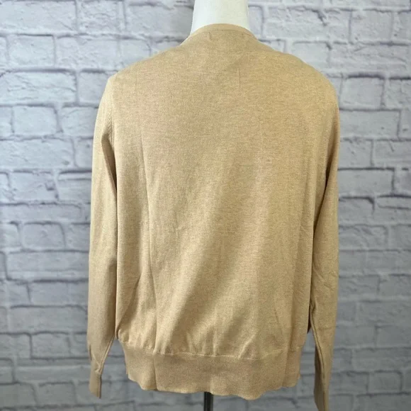 Lands’ End Fine-Gauge Cotton‎ Cardigan & Tank Set NWT Large Opened to take pics - Picture 4 of 17